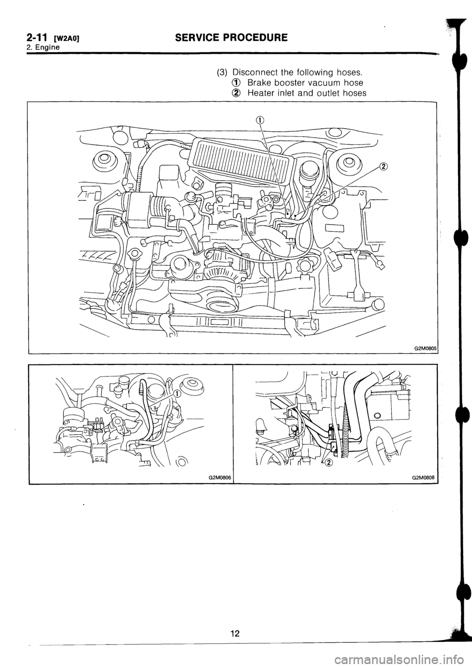 SUBARU IMPREZA 1993  Workshop Manual 