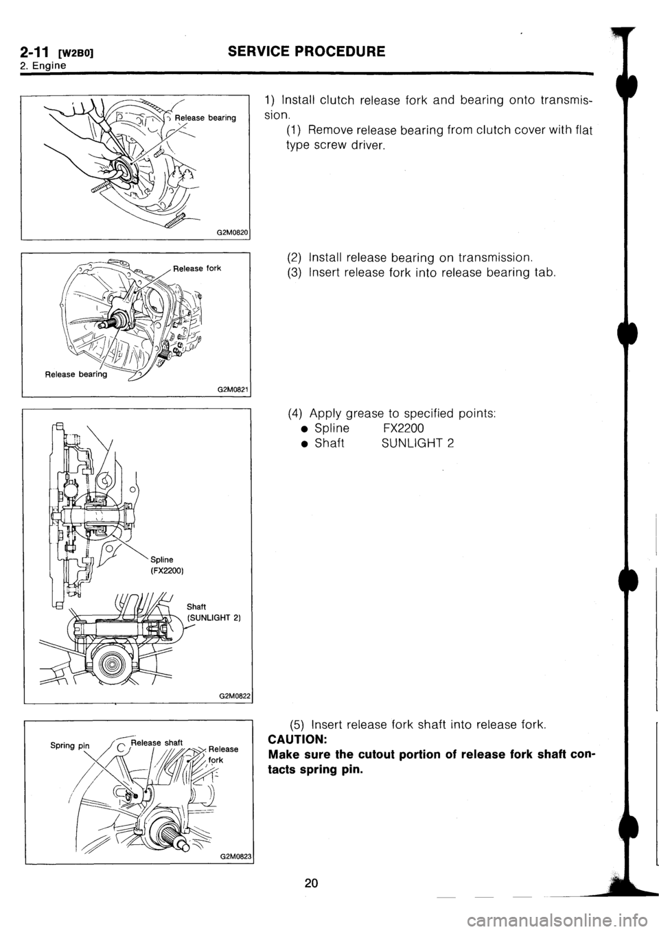 SUBARU IMPREZA 1993  Workshop Manual 