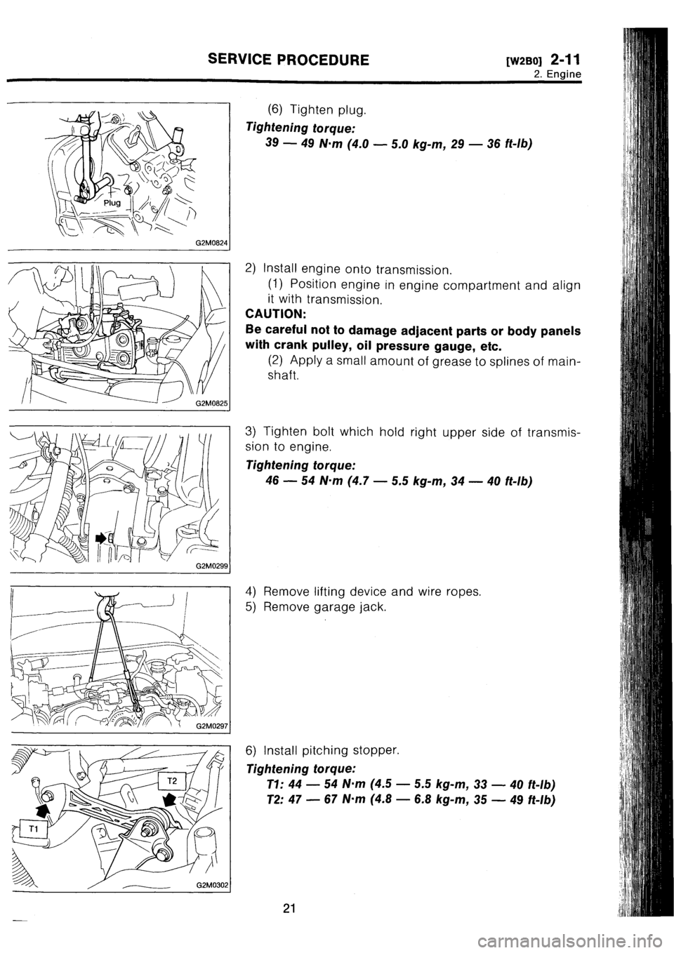 SUBARU IMPREZA 1993  Workshop Manual 