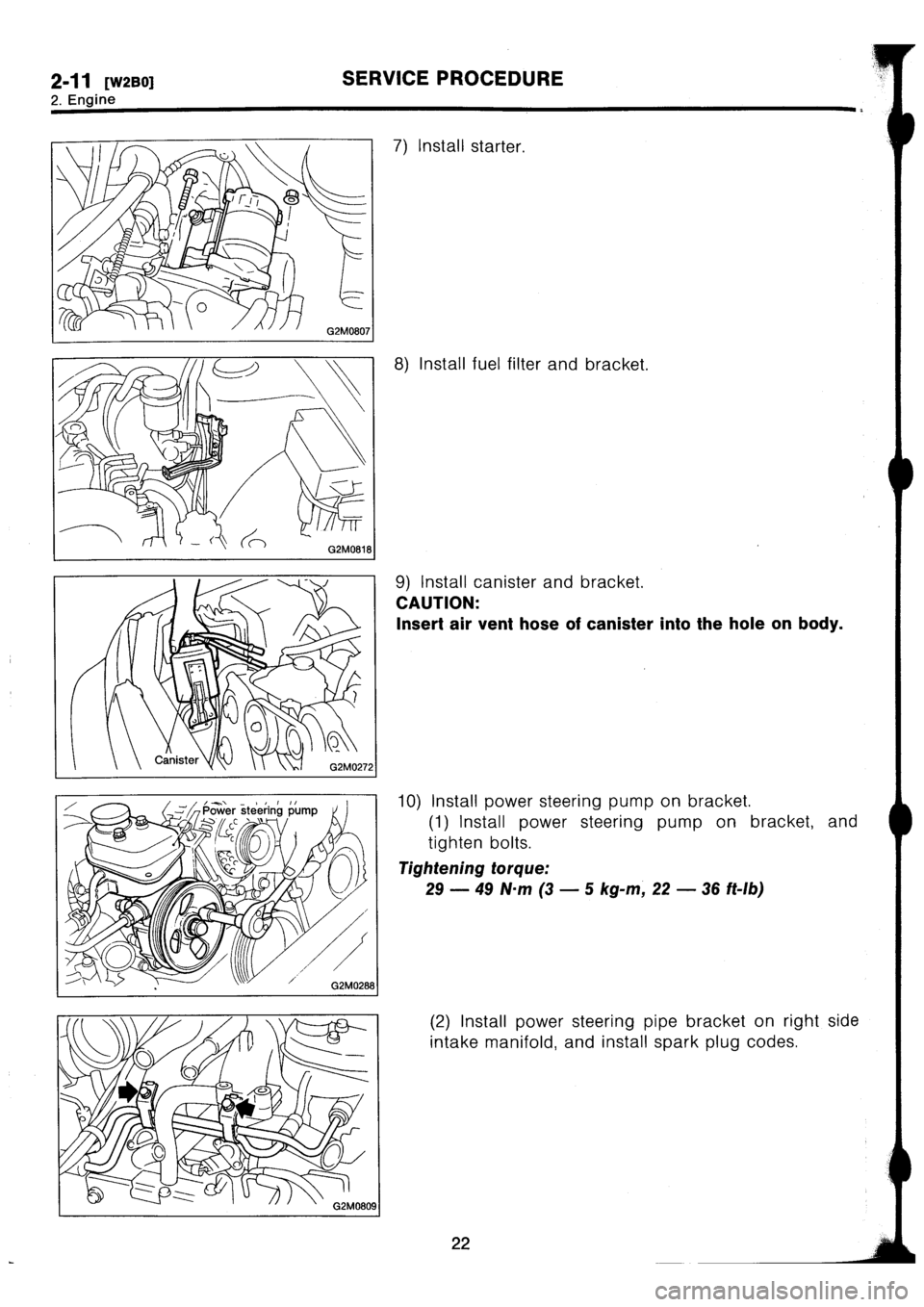 SUBARU IMPREZA 1993  Workshop Manual 