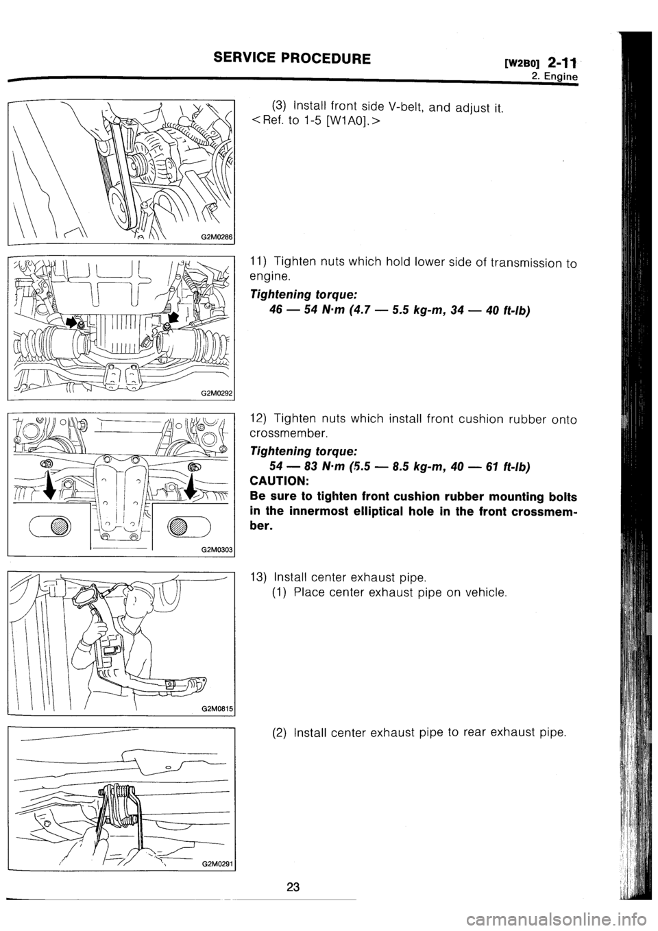 SUBARU IMPREZA 1993  Workshop Manual 