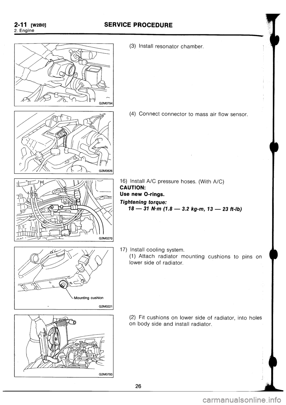 SUBARU IMPREZA 1993  Workshop Manual 
