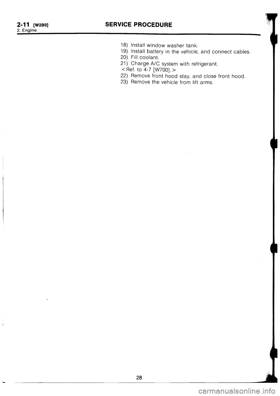 SUBARU IMPREZA 1993  Workshop Manual 
