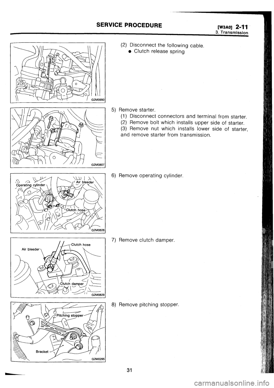SUBARU IMPREZA 1993  Workshop Manual 