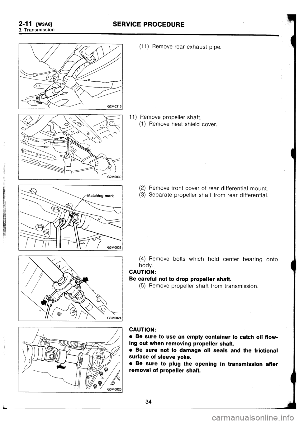 SUBARU IMPREZA 1993  Workshop Manual 