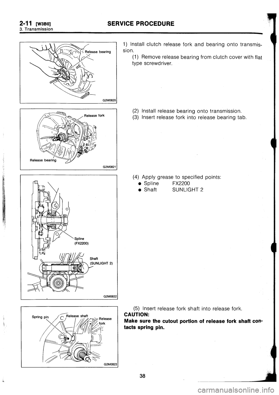 SUBARU IMPREZA 1993  Workshop Manual 