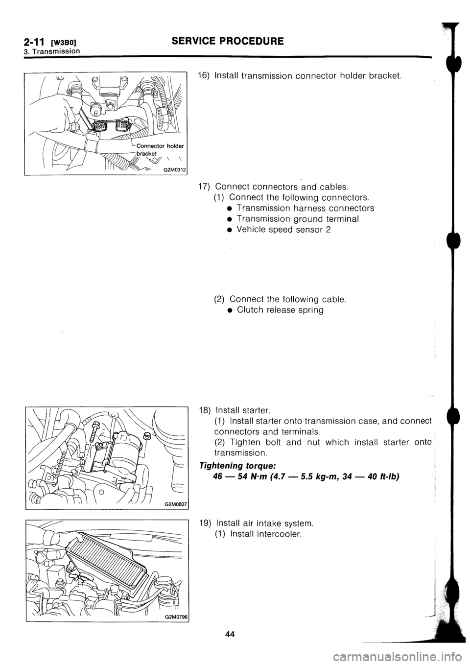 SUBARU IMPREZA 1993  Workshop Manual 