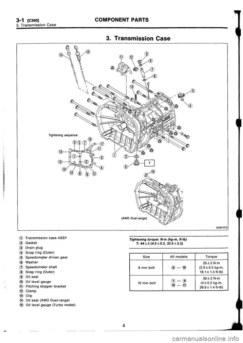 SUBARU IMPREZA 1993  Workshop Manual 