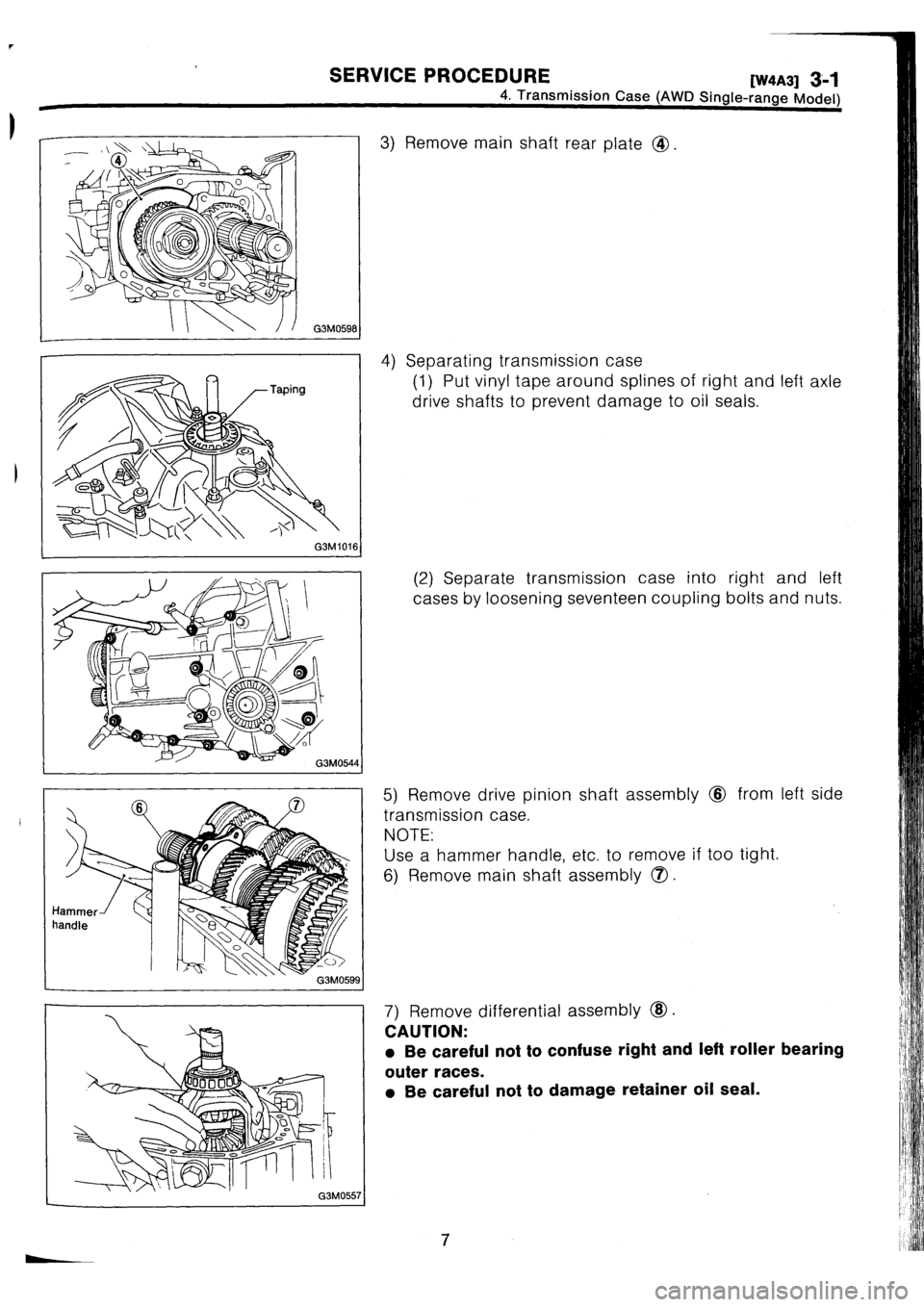 SUBARU IMPREZA 1993  Workshop Manual 