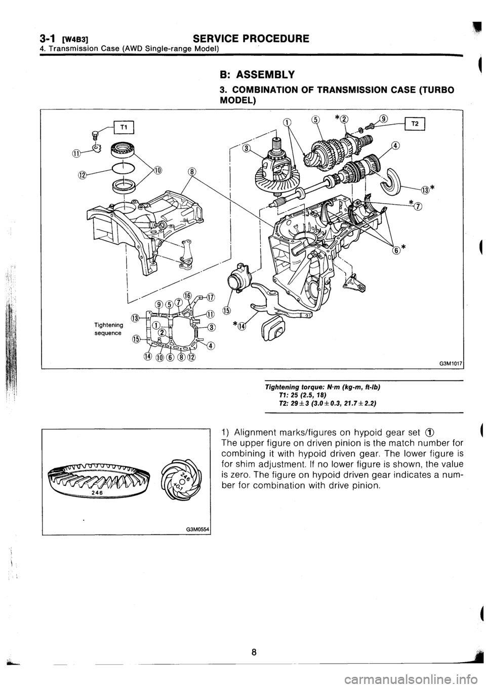 SUBARU IMPREZA 1993  Workshop Manual 