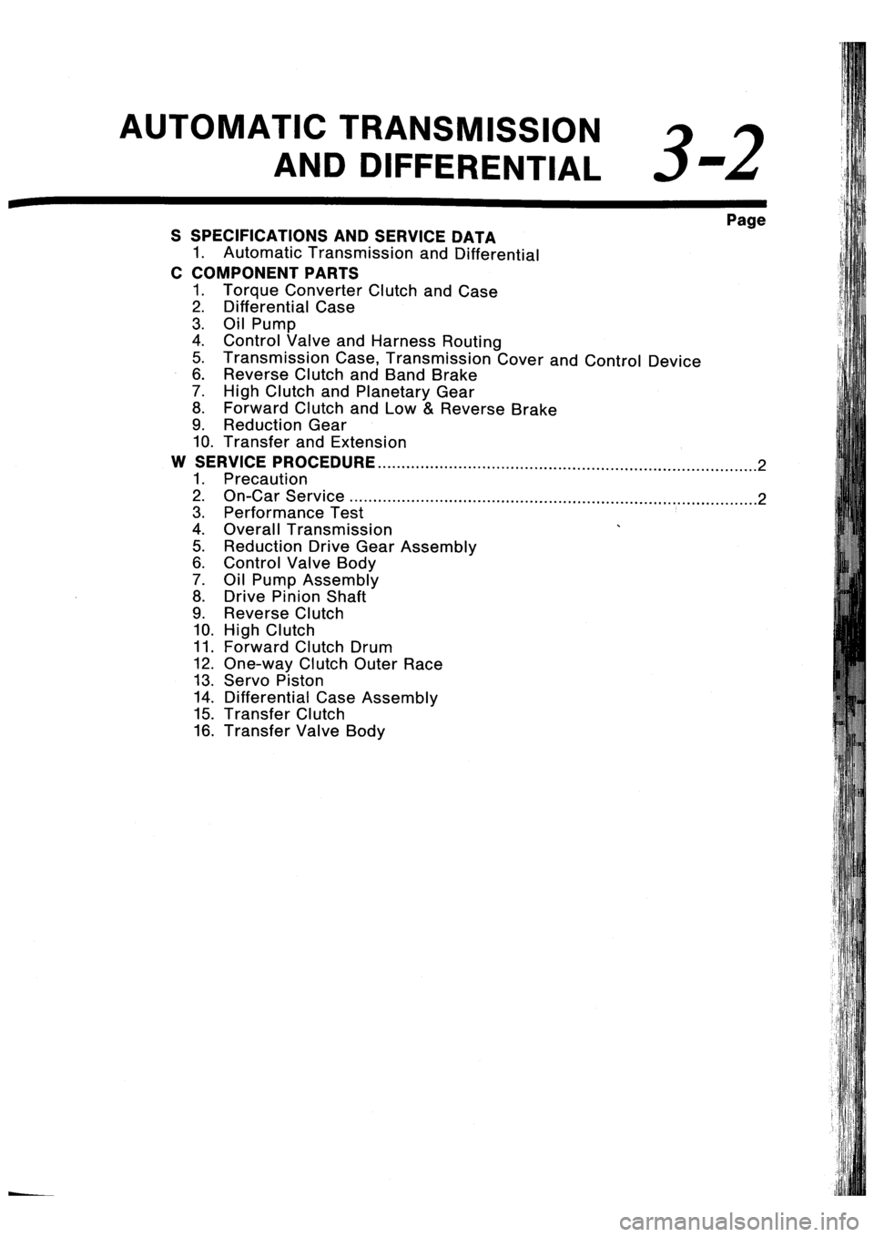 SUBARU IMPREZA 1993  Workshop Manual 