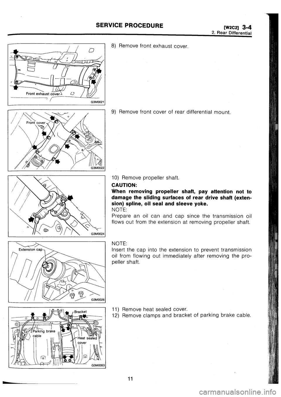 SUBARU IMPREZA 1993  Workshop Manual 