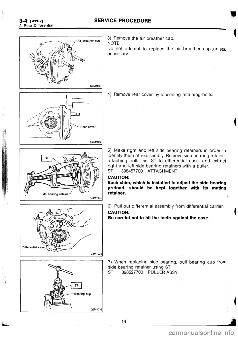 SUBARU IMPREZA 1993  Workshop Manual 