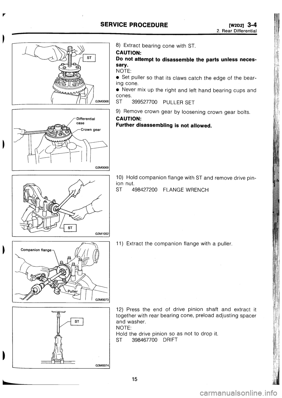 SUBARU IMPREZA 1993  Workshop Manual 