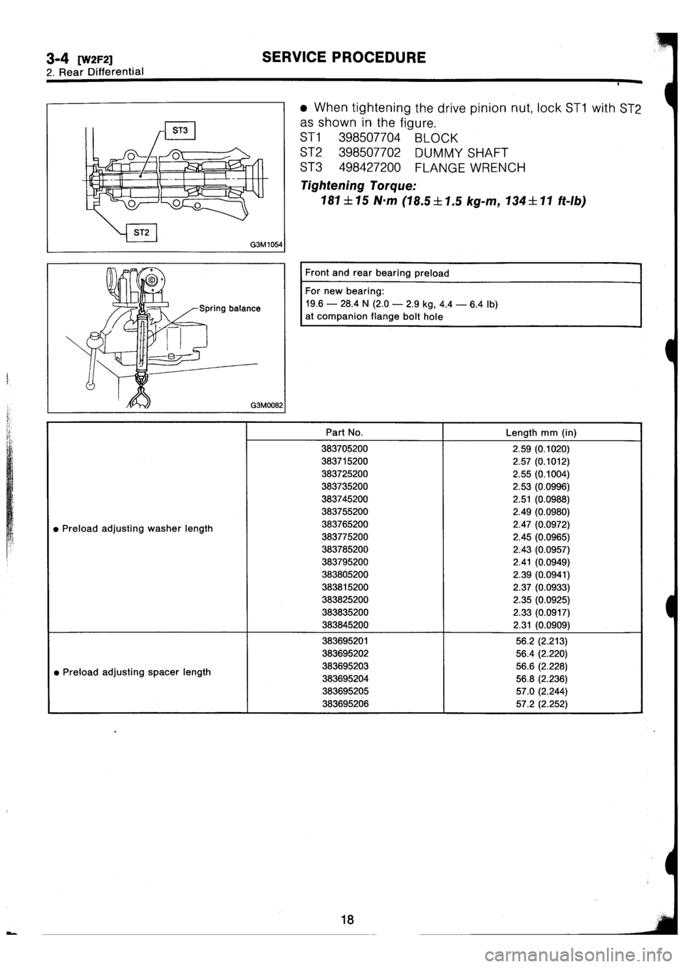 SUBARU IMPREZA 1993  Workshop Manual 