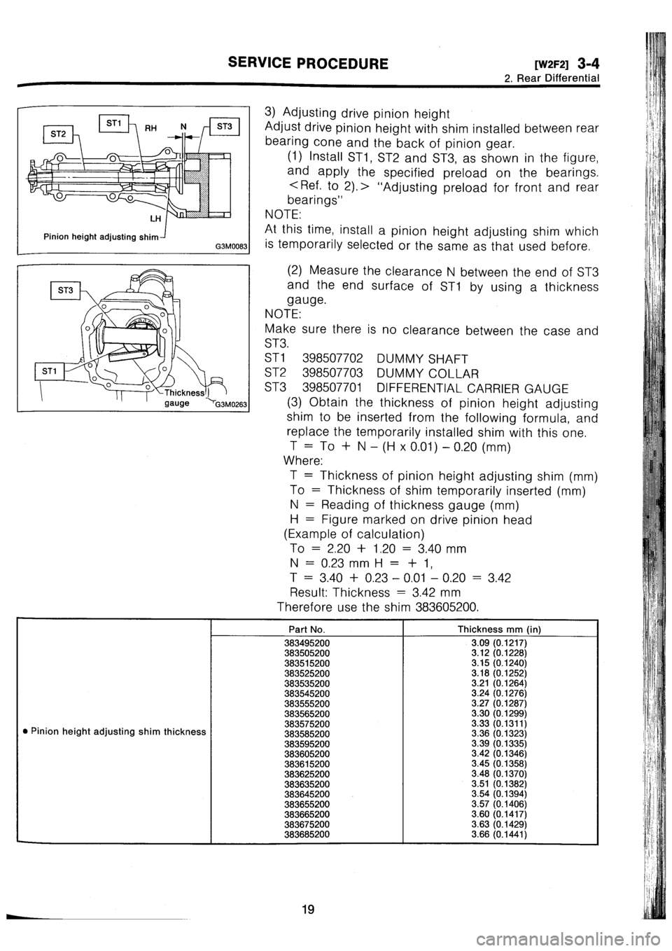 SUBARU IMPREZA 1993  Workshop Manual 