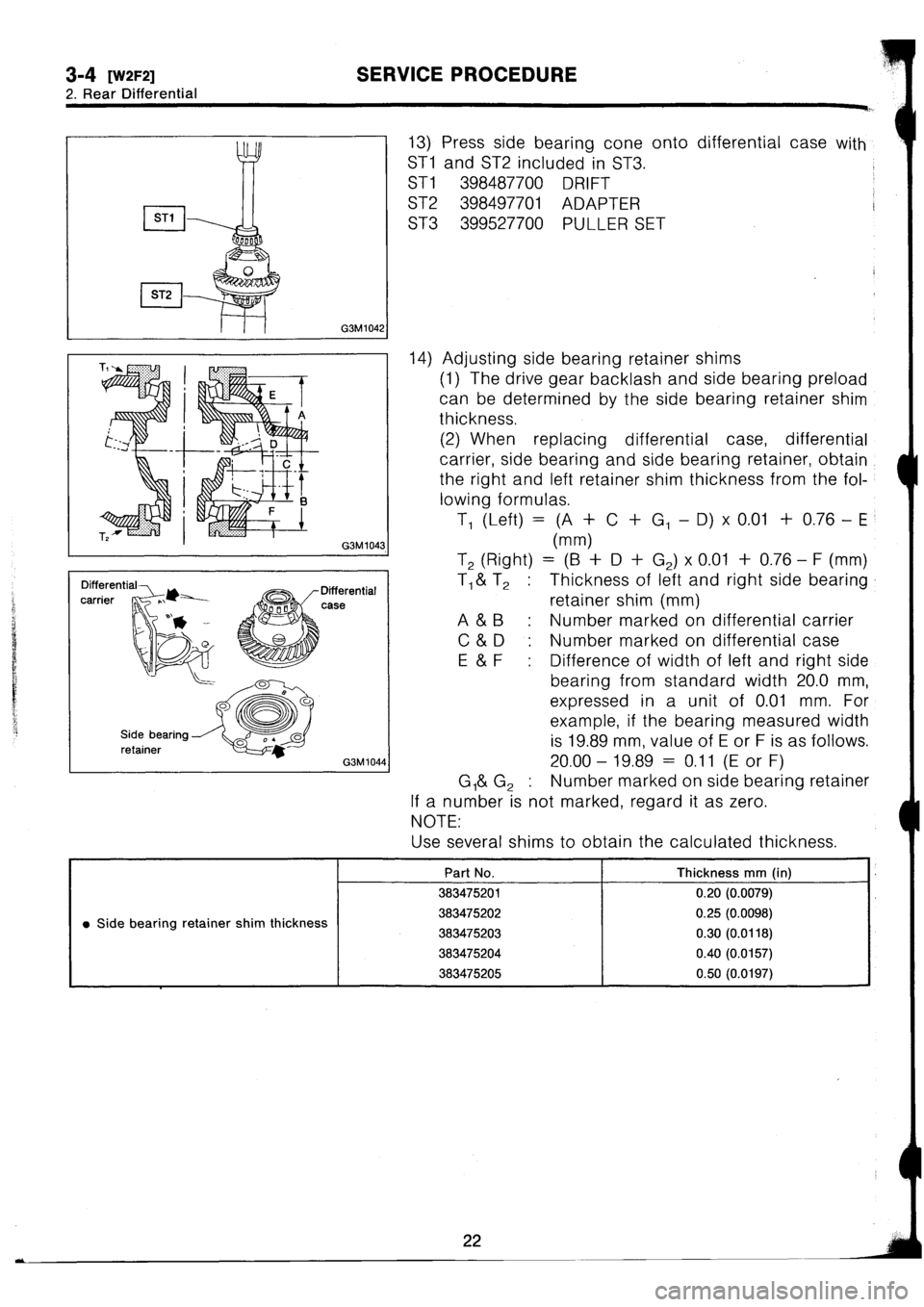 SUBARU IMPREZA 1993  Workshop Manual 