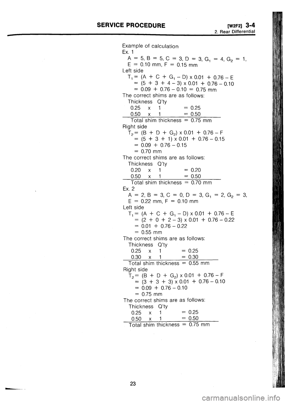 SUBARU IMPREZA 1993  Workshop Manual 