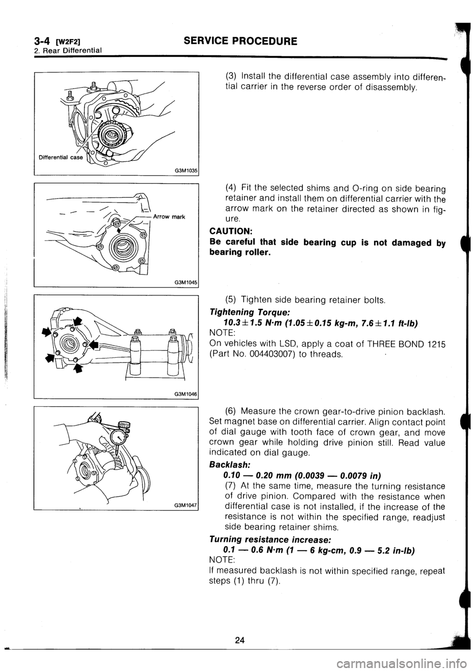 SUBARU IMPREZA 1993  Workshop Manual 