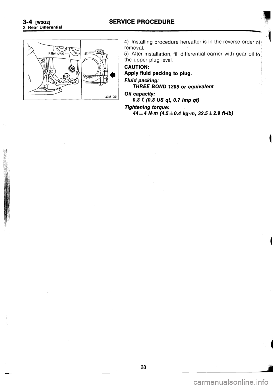 SUBARU IMPREZA 1993  Workshop Manual 
