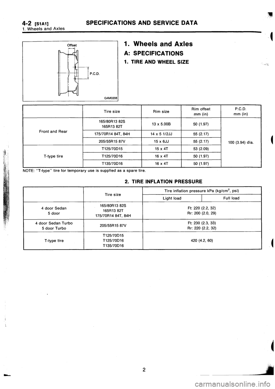 SUBARU IMPREZA 1993  Workshop Manual 