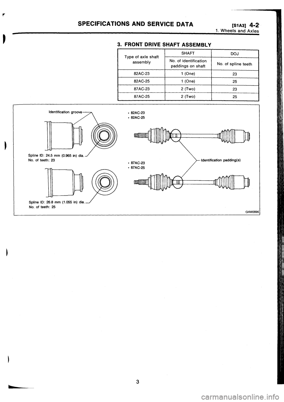 SUBARU IMPREZA 1993  Workshop Manual 