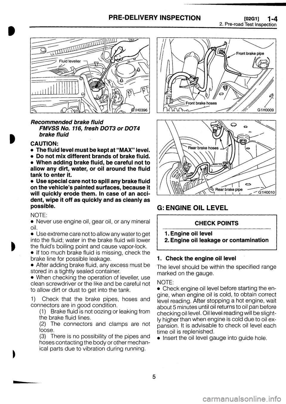 SUBARU IMPREZA 1993  Workshop Manual 
