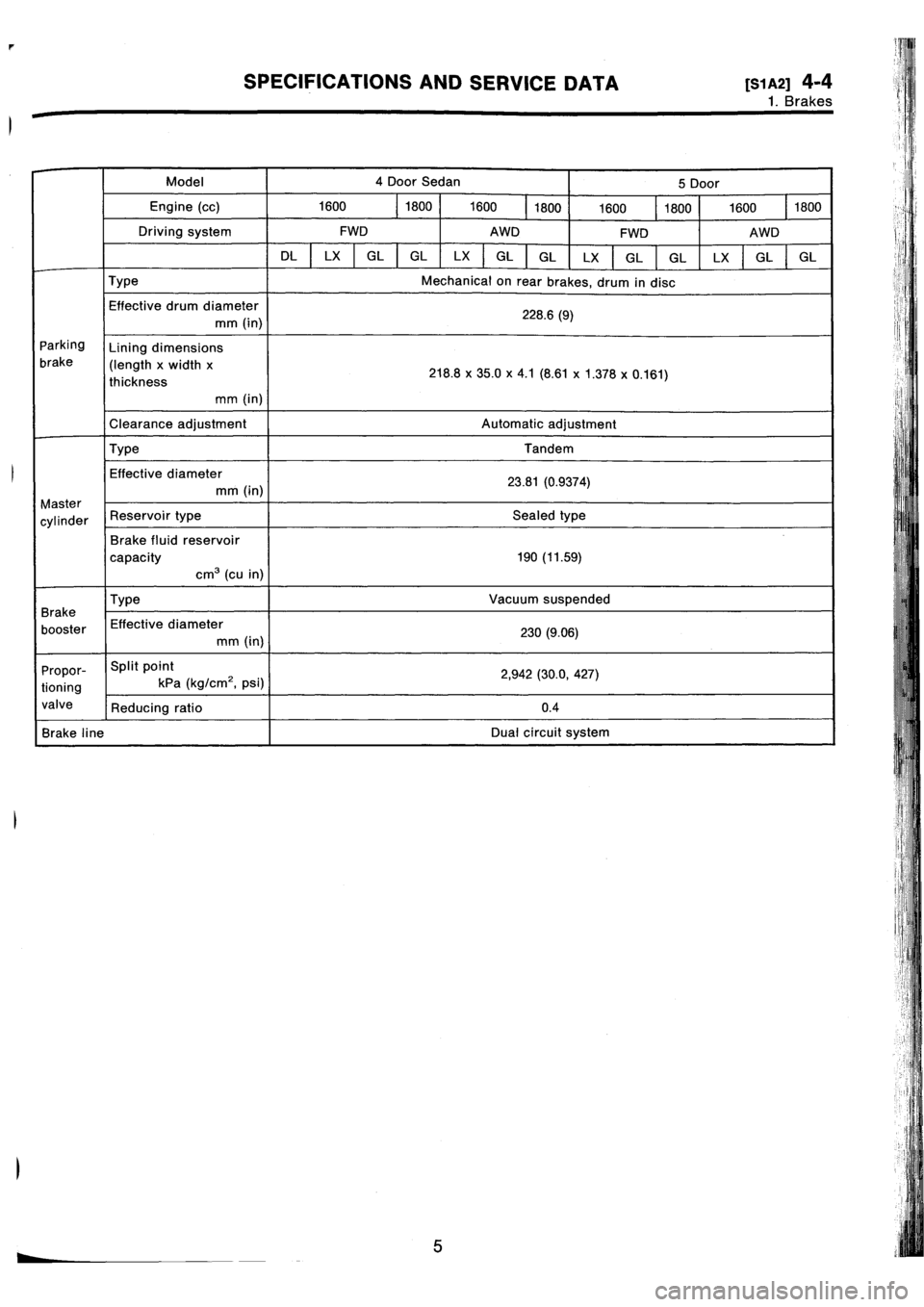 SUBARU IMPREZA 1993  Workshop Manual 
