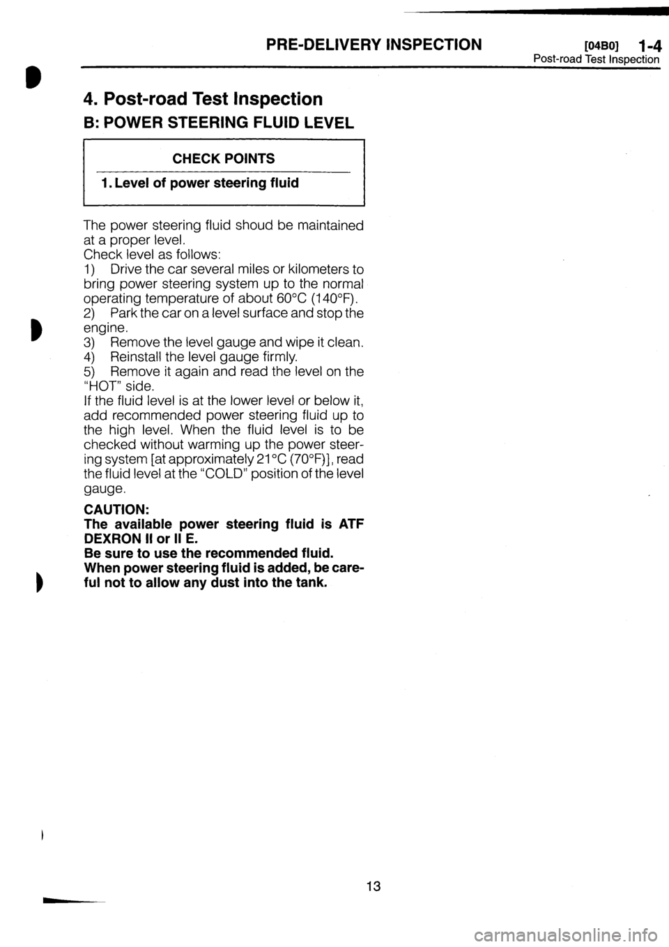 SUBARU IMPREZA 1993  Workshop Manual 