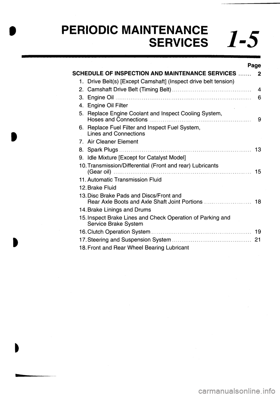 SUBARU IMPREZA 1993  Workshop Manual 