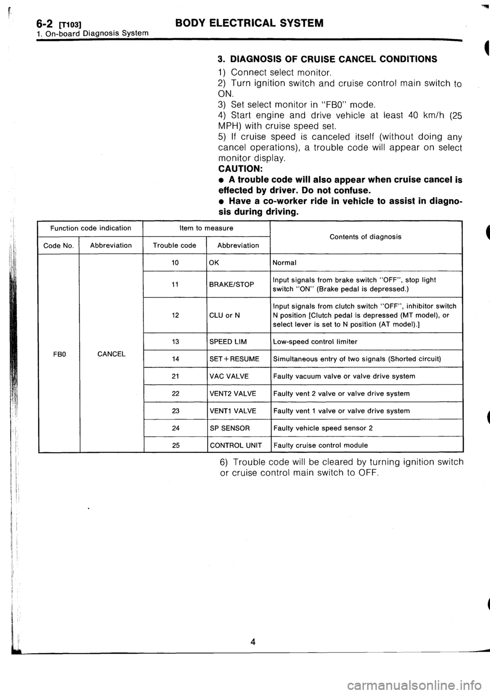 SUBARU IMPREZA 1993  Workshop Manual 