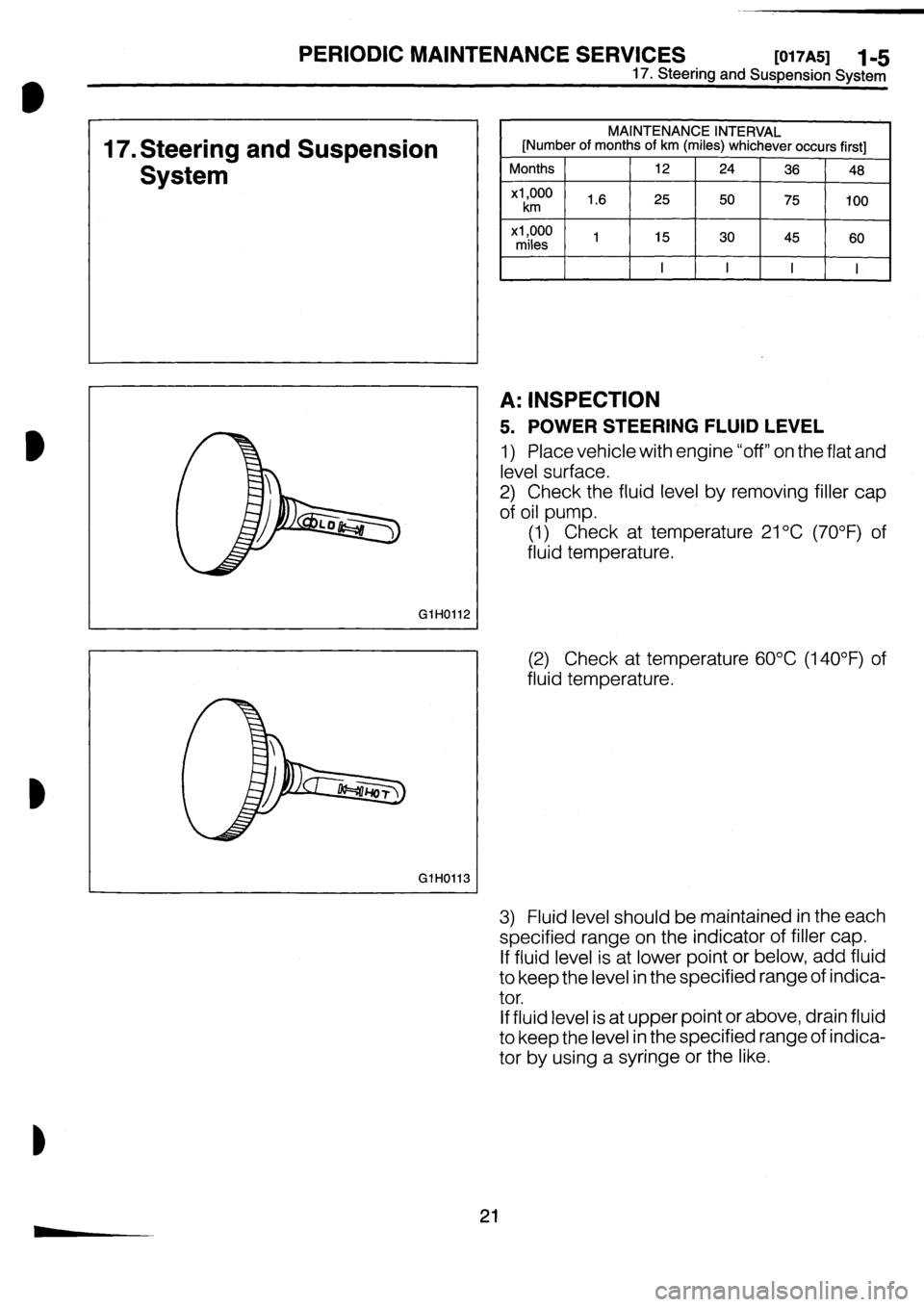 SUBARU IMPREZA 1993  Workshop Manual 