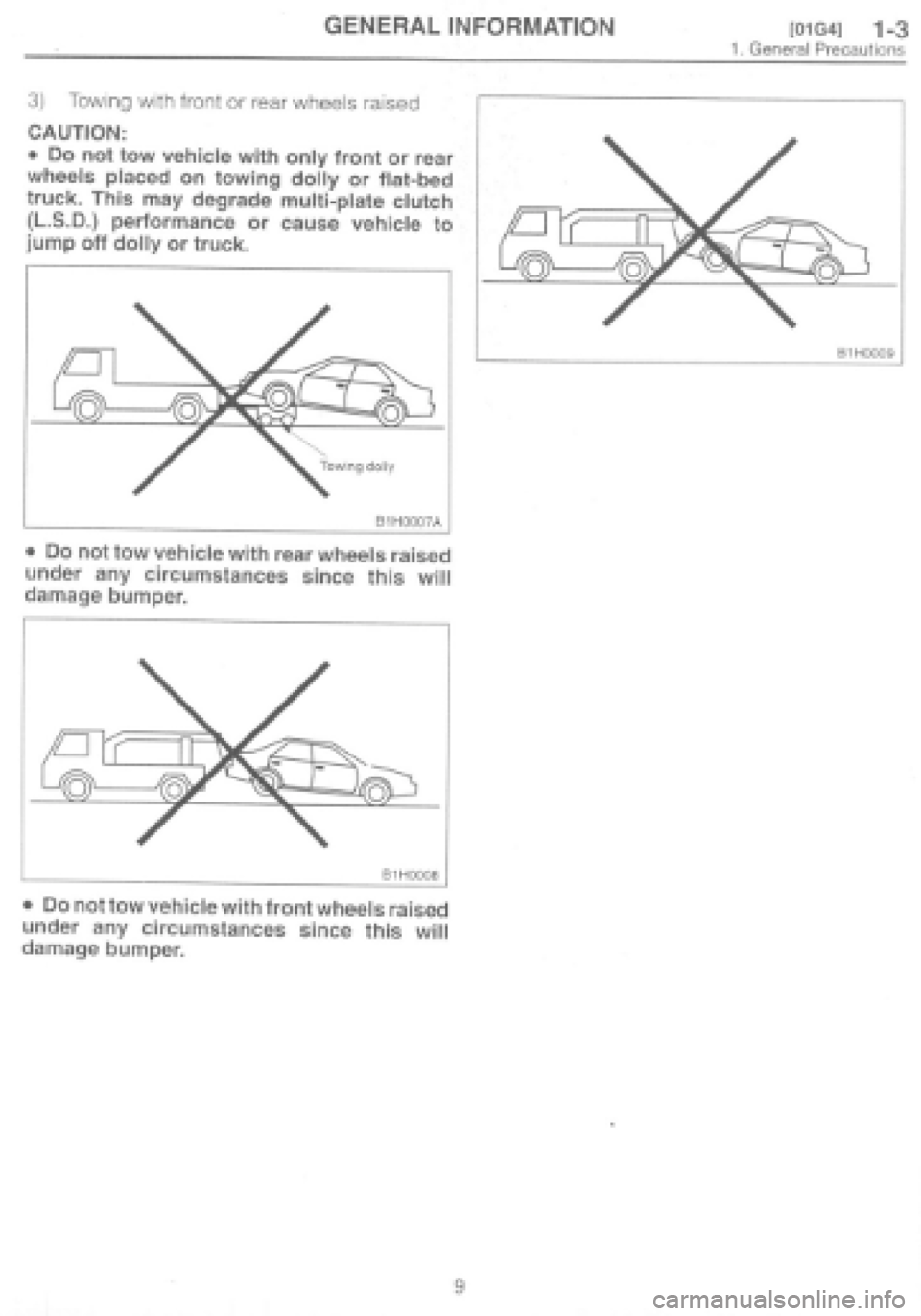 SUBARU IMPREZA 1997  Workshop Manual 