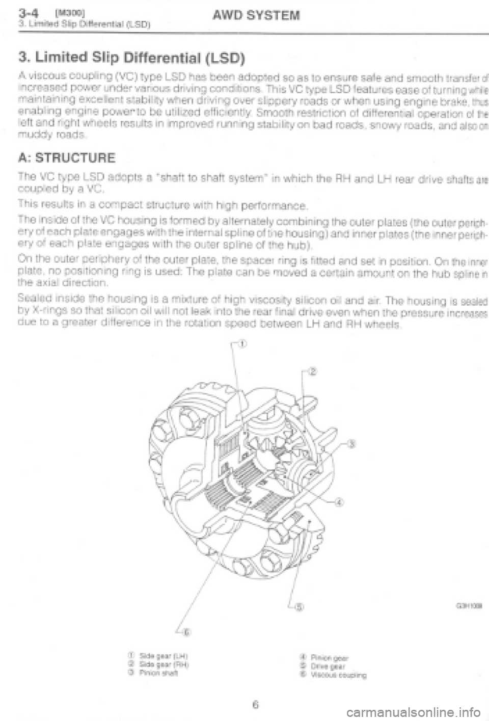 SUBARU IMPREZA 1997  Workshop Manual 