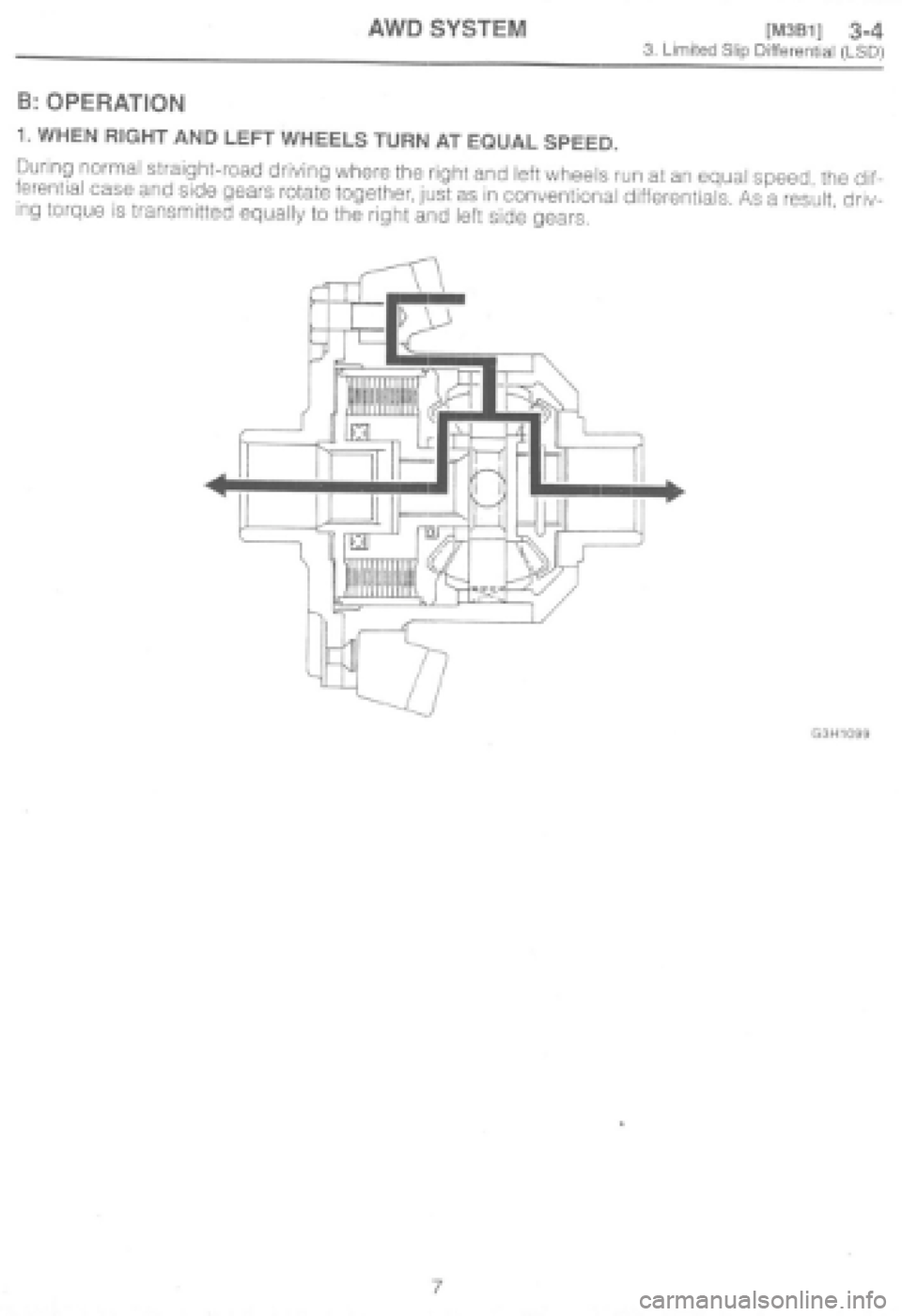 SUBARU IMPREZA 1997  Workshop Manual 
