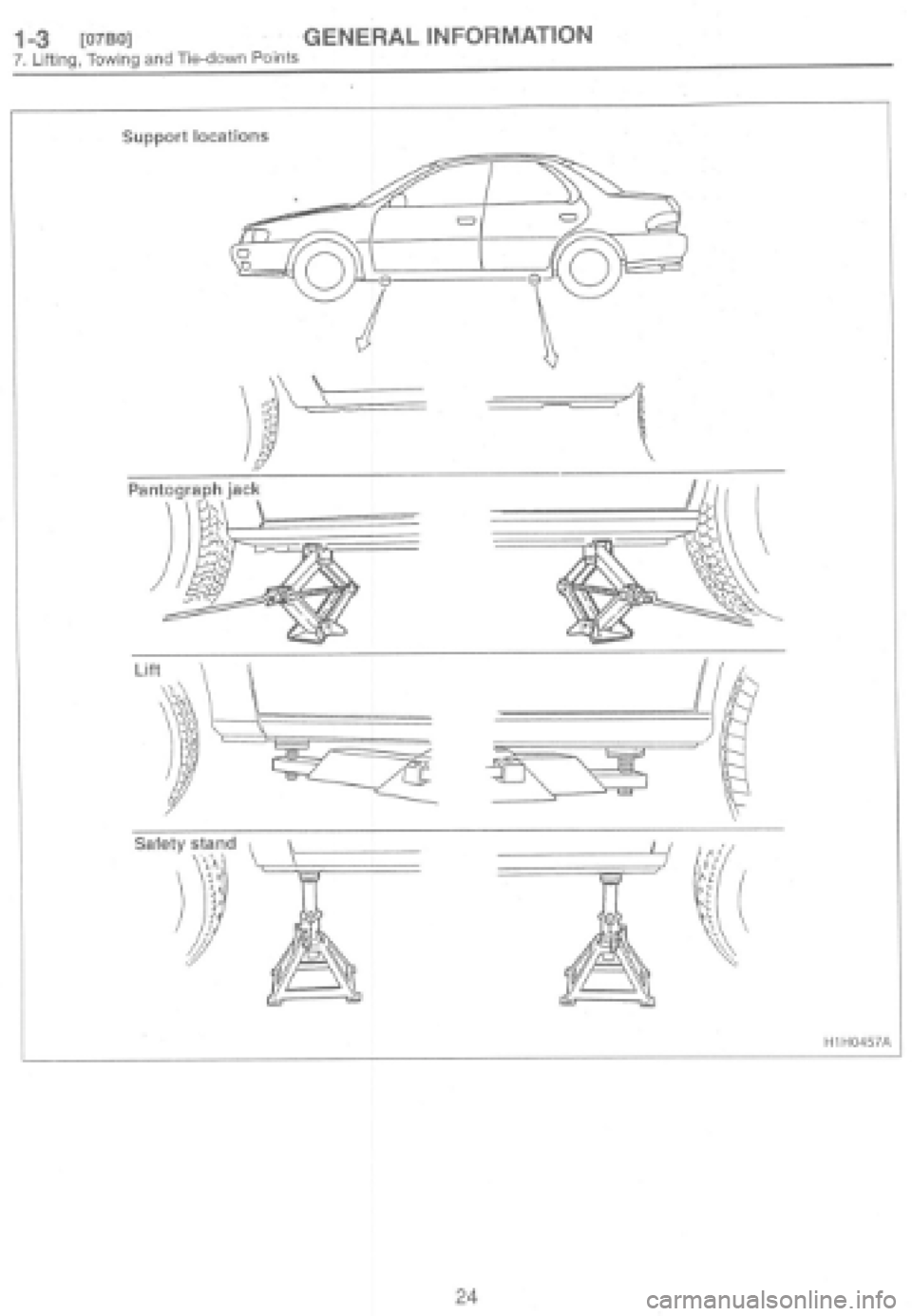 SUBARU IMPREZA 1997  Workshop Manual 