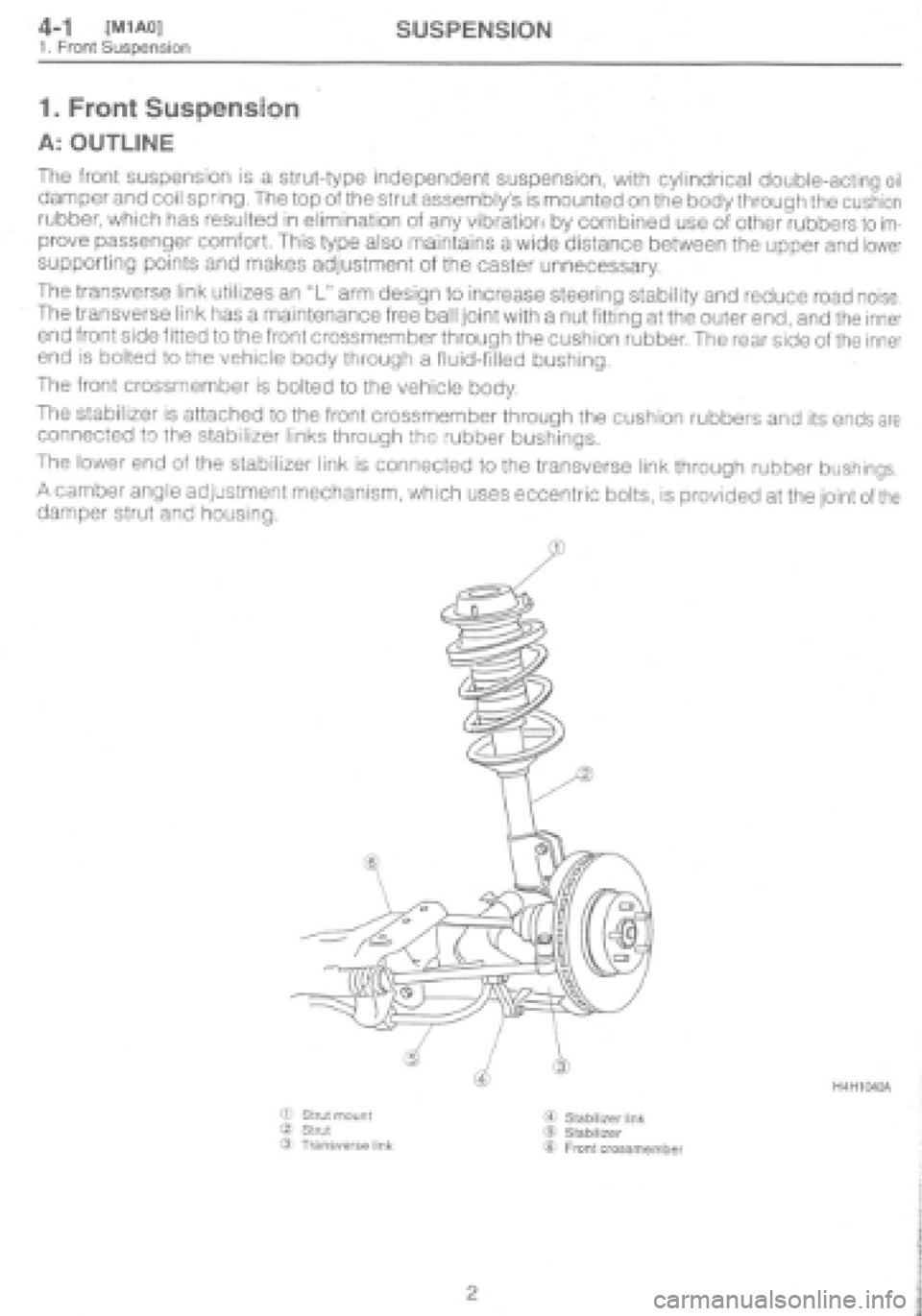 SUBARU IMPREZA 1997  Workshop Manual 