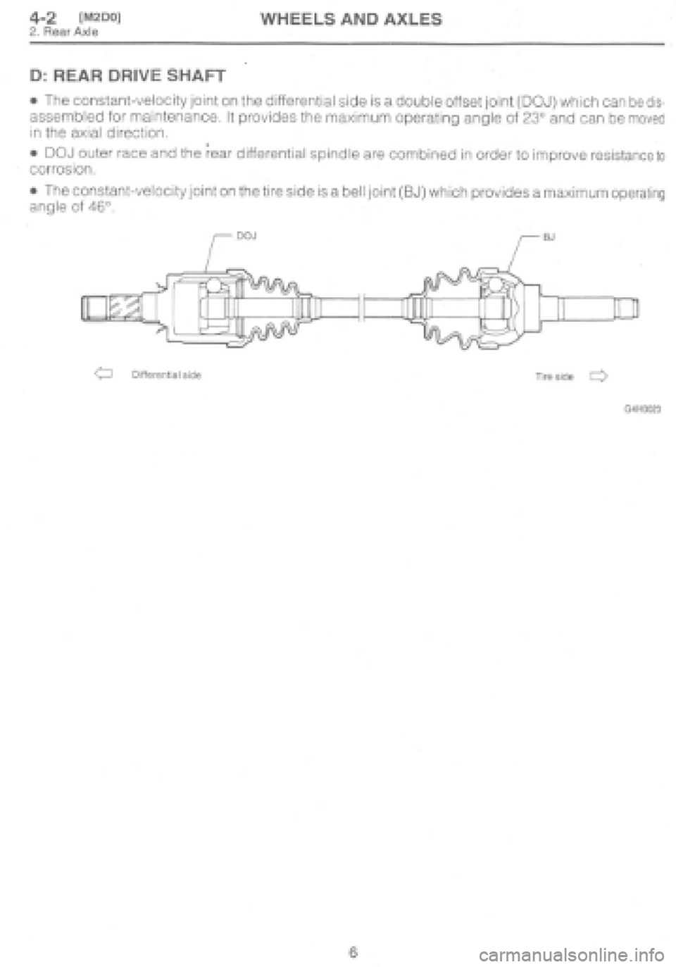 SUBARU IMPREZA 1997  Workshop Manual 