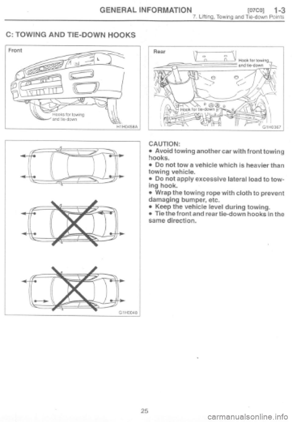 SUBARU IMPREZA 1997  Workshop Manual 