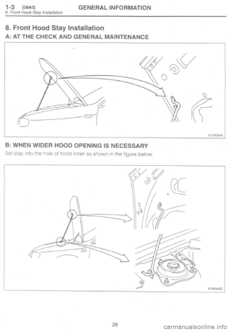 SUBARU IMPREZA 1997  Workshop Manual 