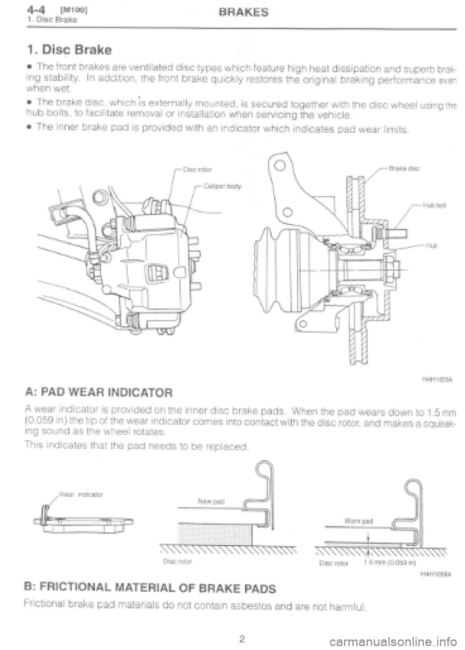 SUBARU IMPREZA 1997  Workshop Manual 