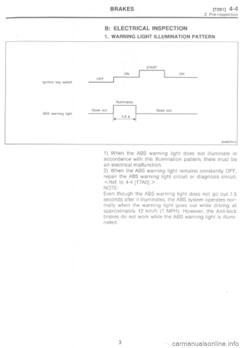 SUBARU IMPREZA 1997  Workshop Manual 