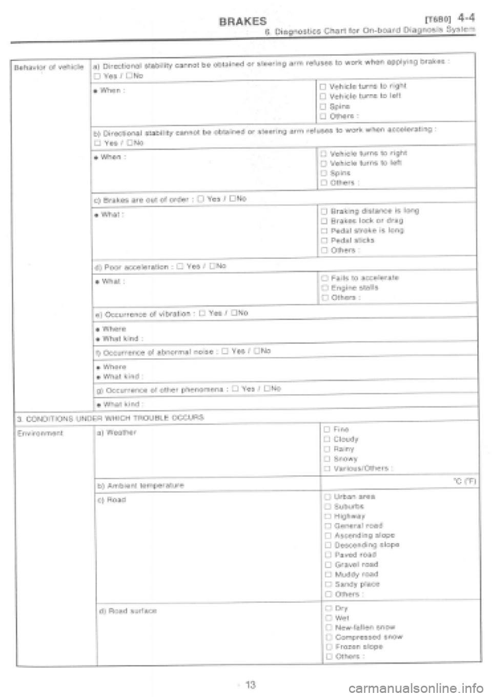 SUBARU IMPREZA 1997  Workshop Manual 