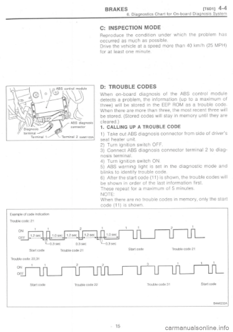 SUBARU IMPREZA 1997  Workshop Manual 
