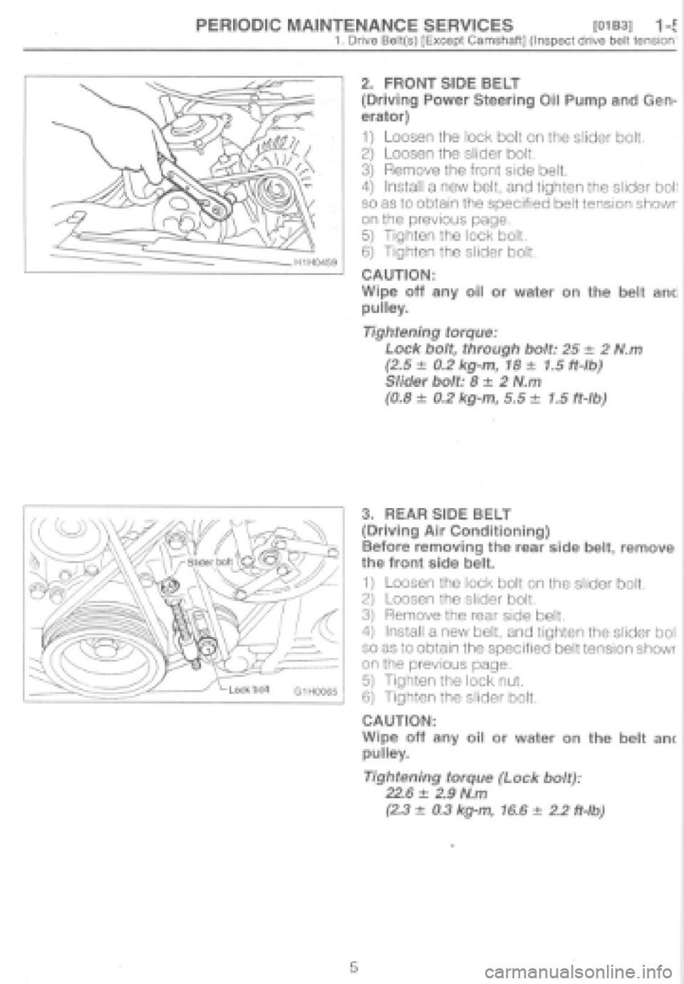 SUBARU IMPREZA 1997  Workshop Manual 