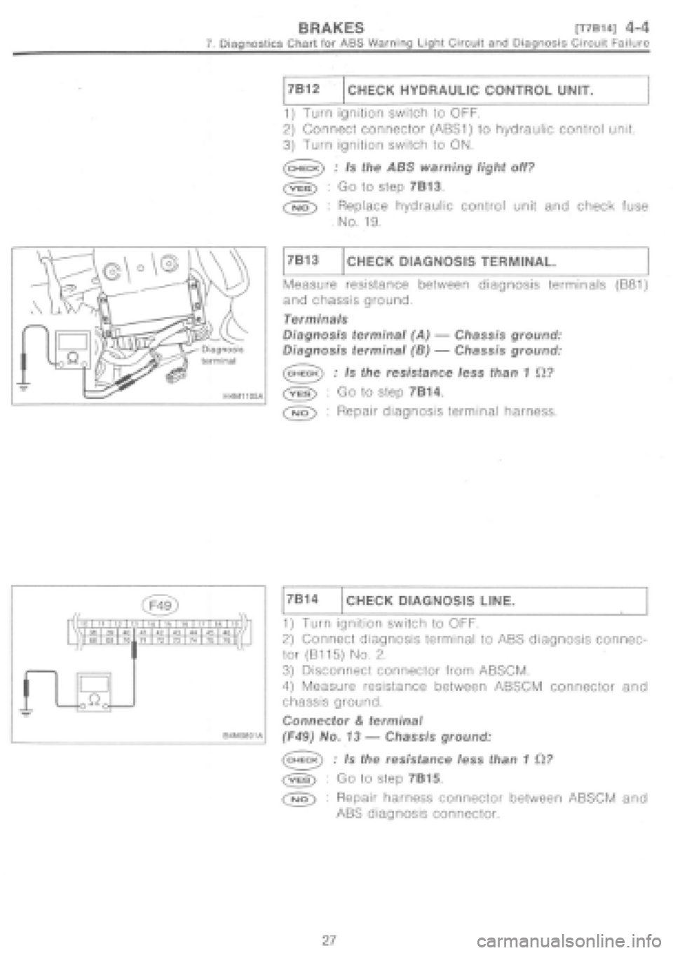 SUBARU IMPREZA 1997  Workshop Manual 
