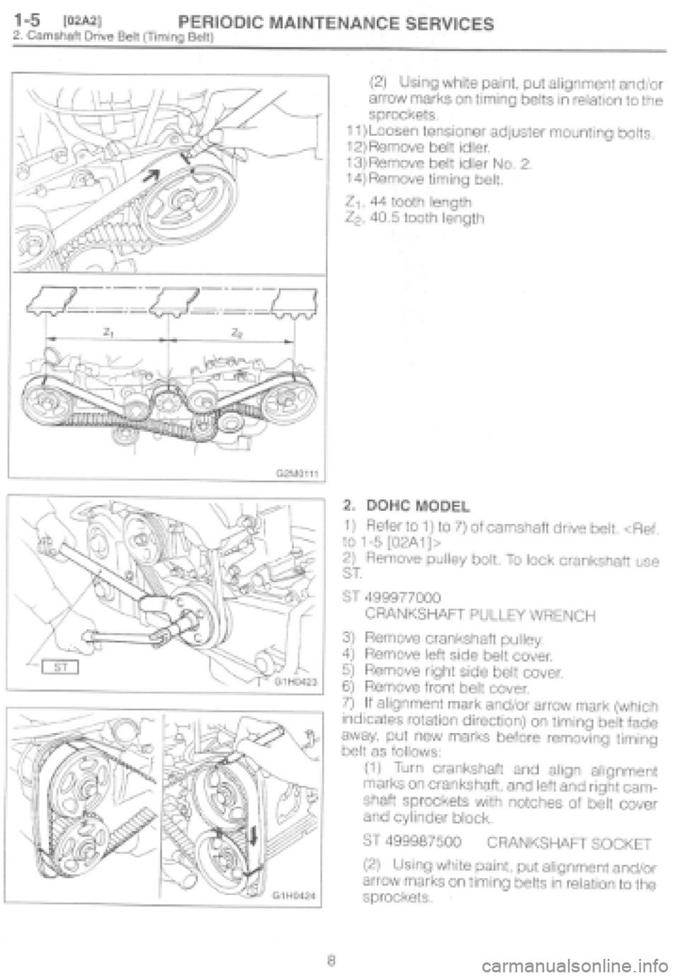 SUBARU IMPREZA 1997  Workshop Manual 