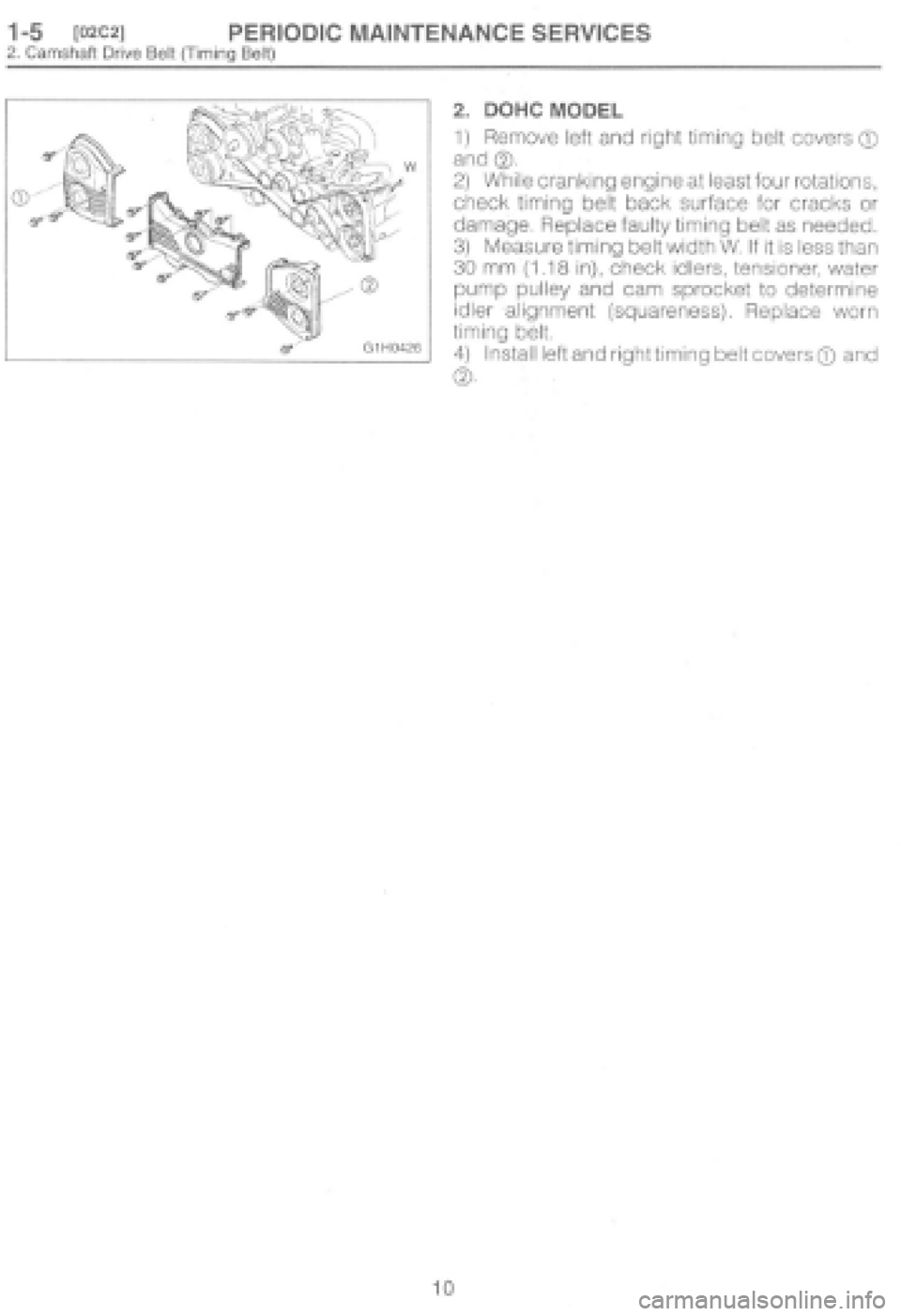 SUBARU IMPREZA 1997  Workshop Manual 