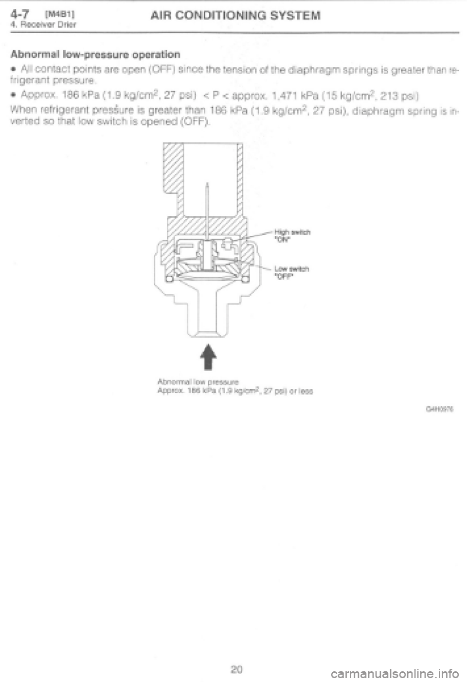 SUBARU IMPREZA 1997  Workshop Manual 
