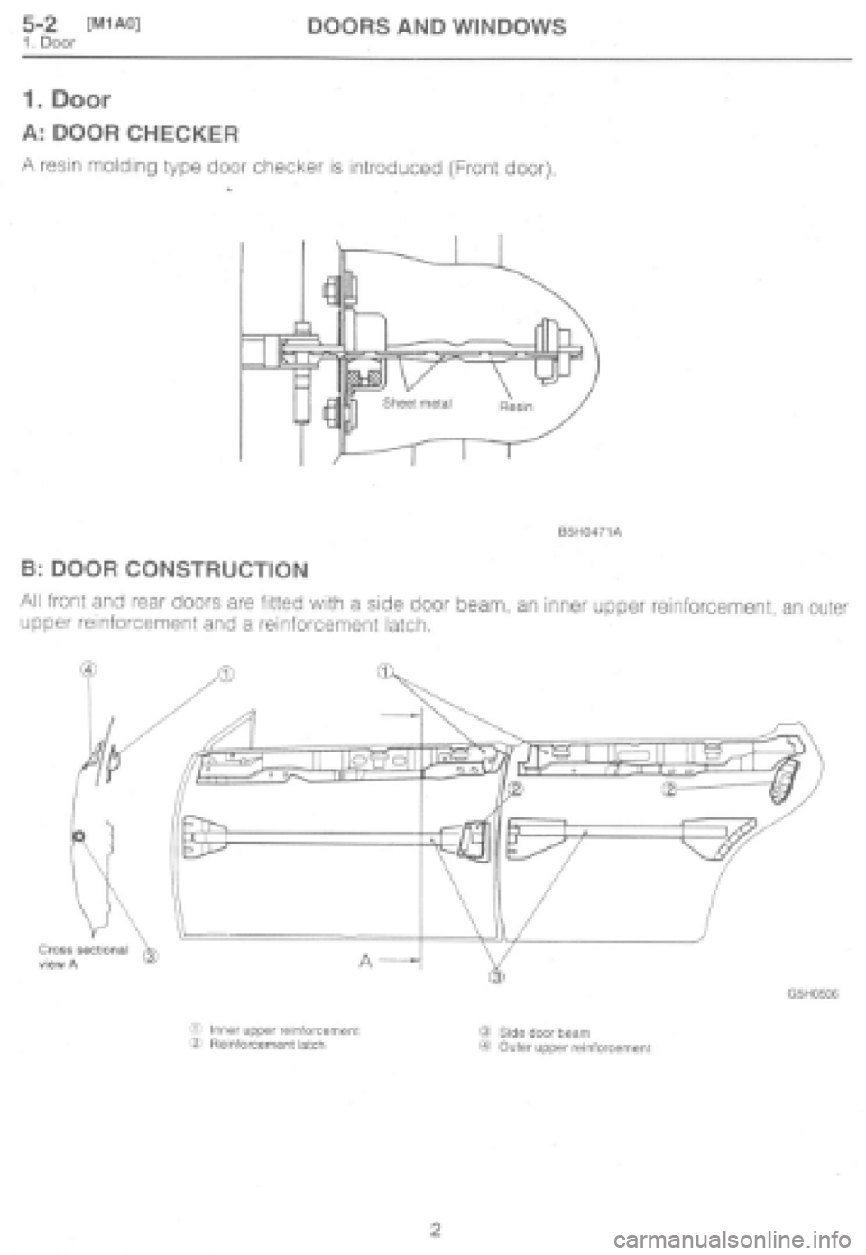 SUBARU IMPREZA 1997  Workshop Manual 